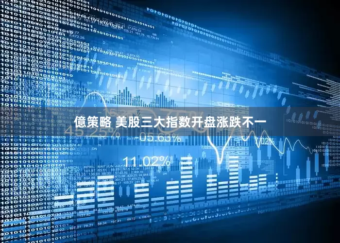 億策略 美股三大指数开盘涨跌不一