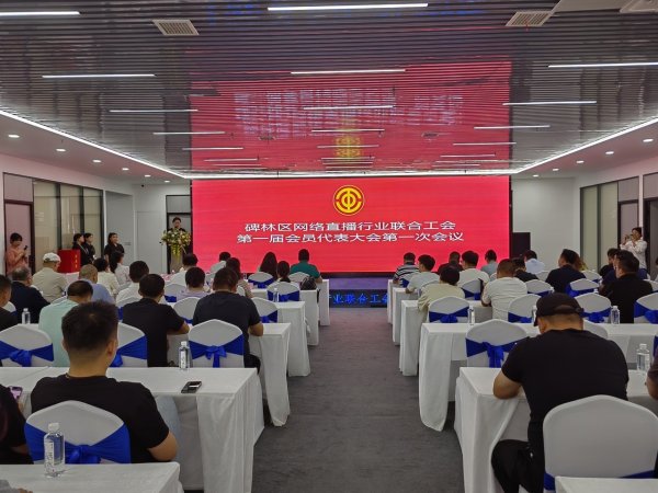融胜配资 西安碑林区成立陕西首家网络直播行业联合工会