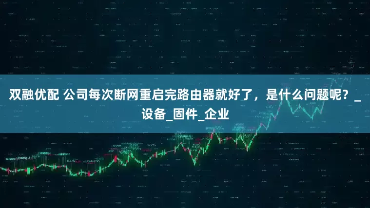 双融优配 公司每次断网重启完路由器就好了，是什么问题呢？_设备_固件_企业